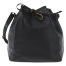 LOUIS VUITTON Epi Petit Noe Schultertasche Schwarz M44102 LV Auth gh1817-13