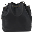 LOUIS VUITTON Epi Petit Noe Schultertasche Schwarz M44102 LV Auth gh1817-2