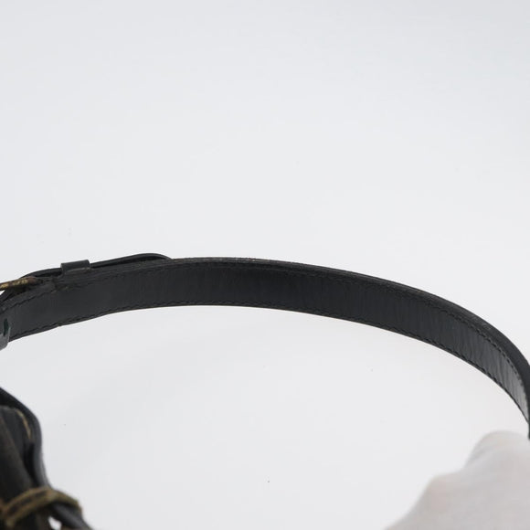 LOUIS VUITTON Epi Petit Noe Schultertasche Schwarz M44102 LV Auth gh1817