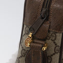 GUCCI GG Supreme Web Sherry Line Bag PVC Beige Gold 56 02 004 Auth gh1818-9