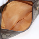 GUCCI GG Supreme Web Sherry Line Bag PVC Beige Gold 56 02 004 Auth gh1818-11