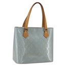 LOUIS VUITTON Monogram Vernis Houston Hand Bag Lavande M91218 LV Auth gh1820-1
