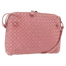 BOTTEGA VENETA INTRECCIATO Shoulder Bag Leather Pink 245354 Auth gh1823-1