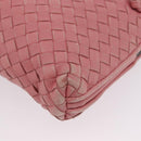 BOTTEGA VENETA INTRECCIATO Shoulder Bag Leather Pink 245354 Auth gh1823-14