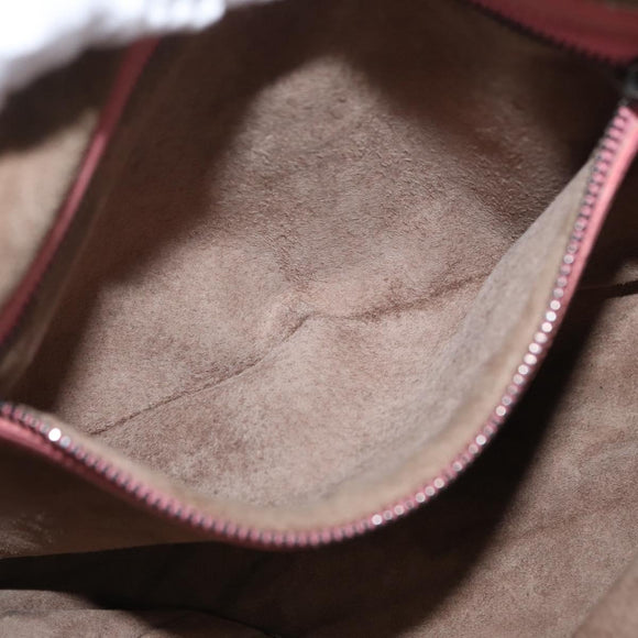 BOTTEGA VENETA INTRECCIATO Shoulder Bag Leather Pink 245354 Auth gh1823