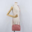 BOTTEGA VENETA INTRECCIATO Shoulder Bag Leather Pink 245354 Auth gh1823-23