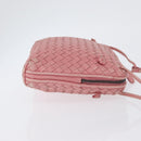 BOTTEGA VENETA INTRECCIATO Shoulder Bag Leather Pink 245354 Auth gh1823-3