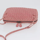 BOTTEGA VENETA INTRECCIATO Shoulder Bag Leather Pink 245354 Auth gh1823-6