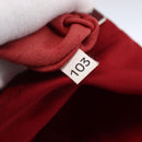 PRADA Tote Bag Nylon Red Silver Auth gh1824-12