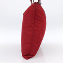 PRADA Tote Bag Nylon Red Silver Auth gh1824-4