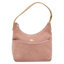 GUCCI Shoulder Bag Suede Pink Gold 001 3386 1705 Auth gh1825-2
