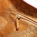 GUCCI Shoulder Bag Suede Pink Gold 001 3386 1705 Auth gh1825-20