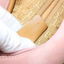 GUCCI Shoulder Bag Suede Pink Gold 001 3386 1705 Auth gh1825-24