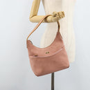 GUCCI Shoulder Bag Suede Pink Gold 001 3386 1705 Auth gh1825-25