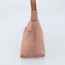 GUCCI Shoulder Bag Suede Pink Gold 001 3386 1705 Auth gh1825-4