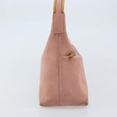 GUCCI Shoulder Bag Suede Pink Gold 001 3386 1705 Auth gh1825-5