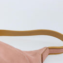 GUCCI Shoulder Bag Suede Pink Gold 001 3386 1705 Auth gh1825-8