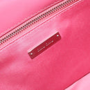 Miu Miu Chain Shoulder Bag Patent leather Pink Silver Auth gh1826-18