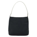 PRADA Shoulder Bag Nylon Black Silver Auth gh1829-2