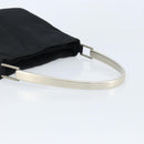 PRADA Shoulder Bag Nylon Black Silver Auth gh1829-7