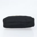 PRADA Shoulder Bag Nylon Black Silver Auth gh1829-9