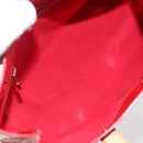 LOUIS VUITTON Monogram Vernis Reade PM Hand Bag Red Rouge M91088 LV Auth gh1831-15