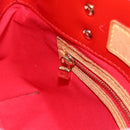 LOUIS VUITTON Monogram Vernis Reade PM Hand Bag Red Rouge M91088 LV Auth gh1831-18