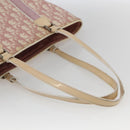 Christian Dior Trotter Canvas Tote Bag PVC Pink Silver Auth gh1833-7