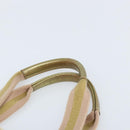 GUCCI GG Canvas Hand Bag Beige Gold 131228 Auth gh1835-8