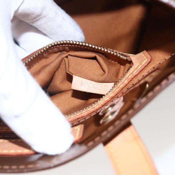 LOUIS VUITTON Monogram Vernis Reade PM Hand Bag Bronze M91146 LV Auth gh1836