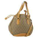 GUCCI GG Canvas Tote Bag 2way Beige Gold 000 2854 0282 Auth gh1838-1