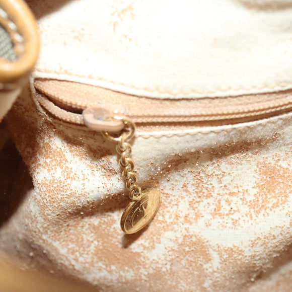 GUCCI GG Canvas Tote Bag 2way Beige Gold 000 2854 0282 Auth gh1838