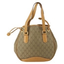 GUCCI GG Canvas Tote Bag 2way Beige Gold 000 2854 0282 Auth gh1838-2