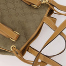 GUCCI GG Canvas Tote Bag 2way Beige Gold 000 2854 0282 Auth gh1838-6