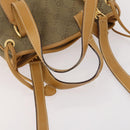 GUCCI GG Canvas Tote Bag 2way Beige Gold 000 2854 0282 Auth gh1838-9