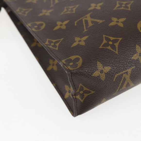 LOUIS VUITTON Monogram Poche Toilette 26 Pouch M47542 LV Auth gh1841