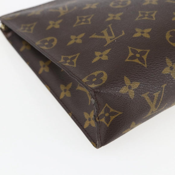 LOUIS VUITTON Monogram Poche Toilette 26 Pouch M47542 LV Auth gh1841