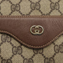 GUCCI GG Supreme Web Sherry Line Bag PVC Beige Gold 002 123 6487 Auth gh1842-17