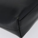 PRADA Tote Bag Leather Black Auth gh1848-9
