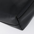 PRADA Tote Bag Leather Black Auth gh1848-16