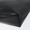 PRADA Tote Bag Leather Black Auth gh1848-17
