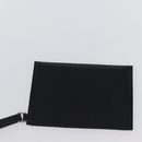 PRADA Tote Bag Leather Black Auth gh1848-20