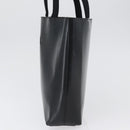 PRADA Tote Bag Leather Black Auth gh1848-4