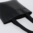 PRADA Tote Bag Leather Black Auth gh1848-7