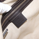 GUCCI GG Canvas Shoulder Bag Beige Gold 257072 Auth gh1853-16