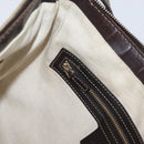 GUCCI GG Canvas Shoulder Bag Beige Gold 257072 Auth gh1853-20