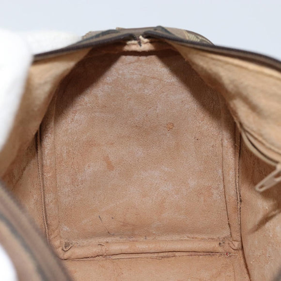GUCCI GG Supreme Web Sherry Line Boston Bag PVC Beige Gold 39 02 006 Auth gh1854