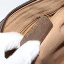 GUCCI GG Supreme Web Sherry Line Boston Bag PVC Beige Gold 39 02 006 Auth gh1854-12