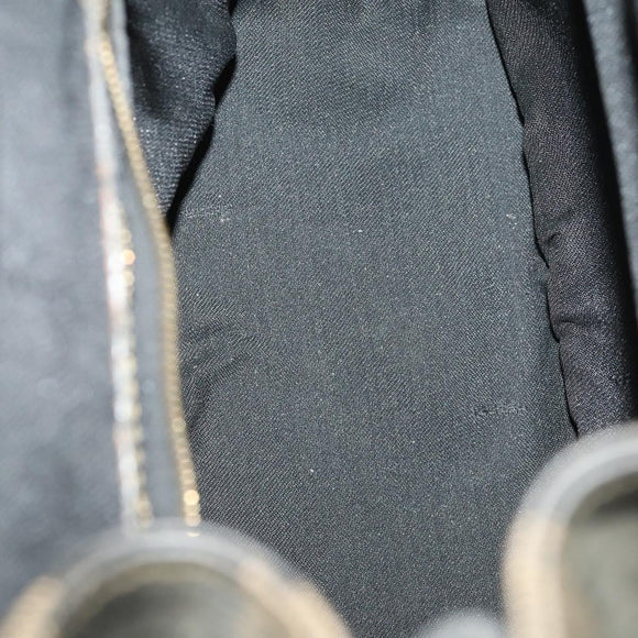 FENDI Pecan Canvas Rucksack PVC Braun Schwarz Gold Authentisch gh1856