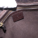 GUCCI GG Canvas Shoulder Bag Beige Gold 109106 Auth gh1860-10